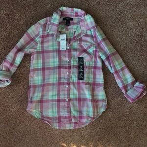 NWT Flannel blouse from Gap